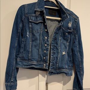 Blank NYC Distressed Blue Jean Jacket